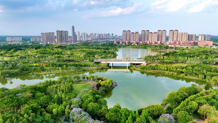  Meishan Renshou: beautiful scenery in summer, beautiful parks and famous cities