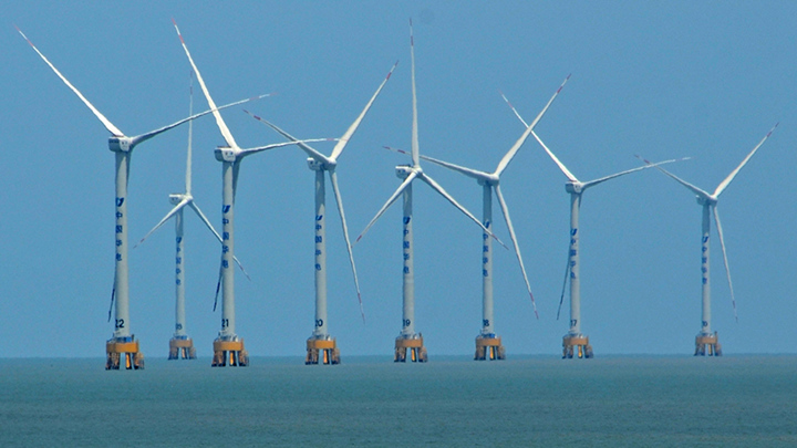 浙江玉环：发展海上风电 助力绿色发展