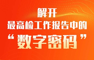 解開(kāi)最高檢工作報(bào)告中的“數(shù)字密碼”