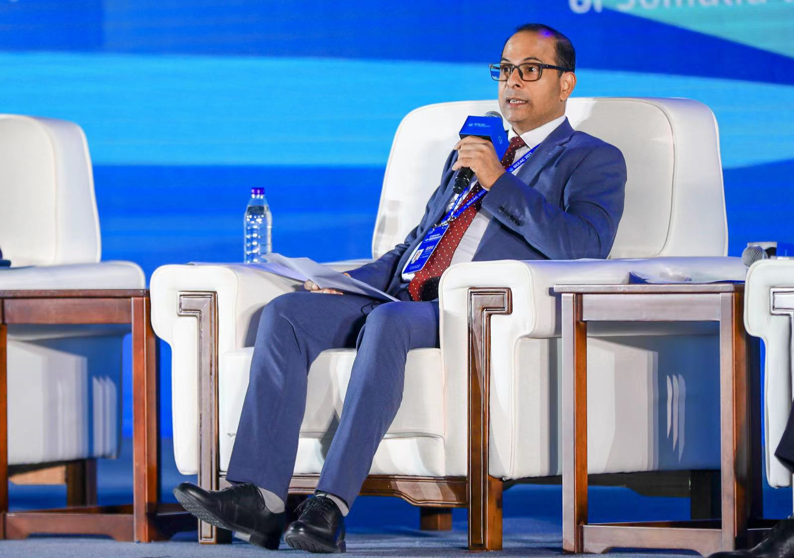 斯里兰卡民主社会主义共和国驻华大使馆代办Kadirkamu Kandasamy Yoganaadan