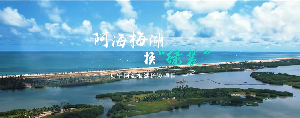 《阿海梅湖换“绿装”》