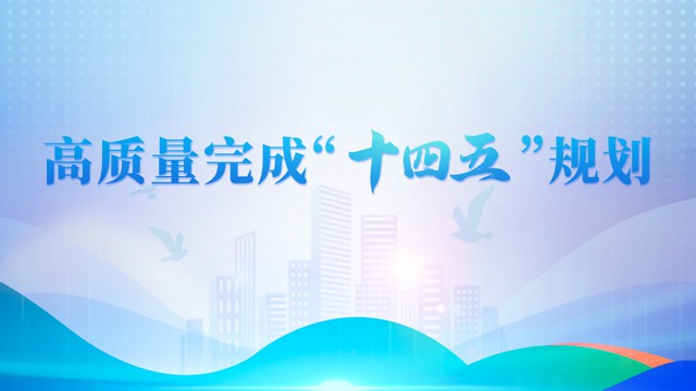 高质量完成“十四五”规划