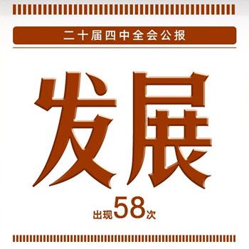 8个高频词，一起学习党的二十届四中全会公报