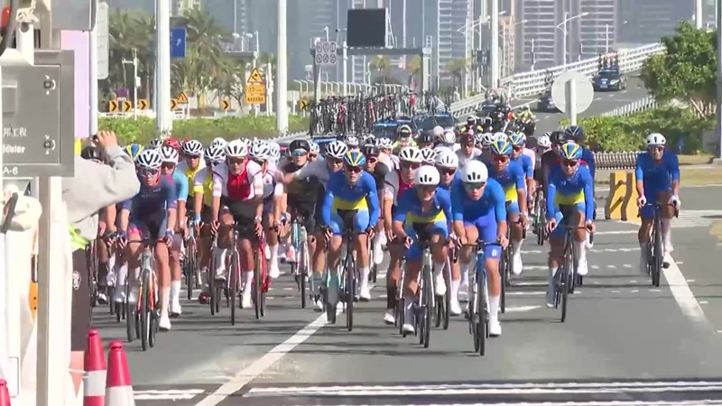 一赛跨三地 全运会公路自行车赛展现粤港澳大湾区互联互通