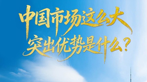 中国市场这么大，突出优势是什么？