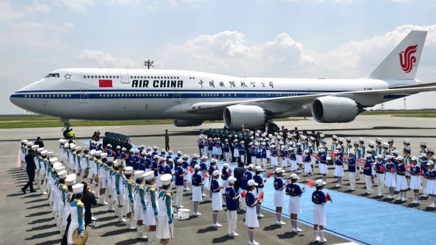 图讯丨习近平抵达阿斯塔纳