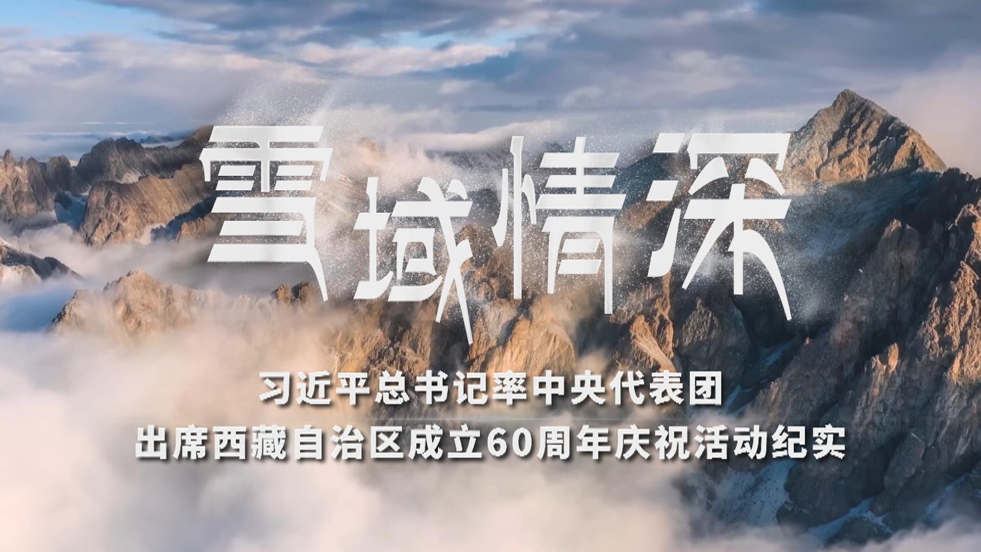 习近平总书记率中央代表团出席西藏自治区成立60周年庆祝活动纪实
