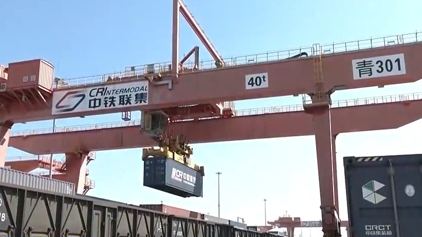 上合示范区中欧班列突破4800列