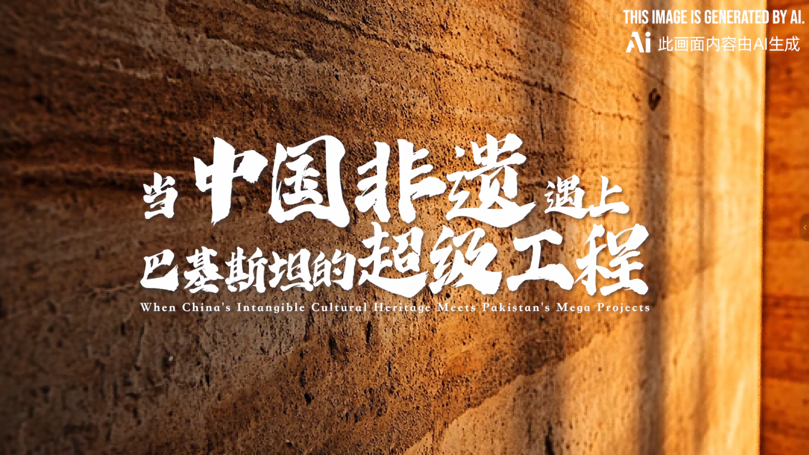 《当中国非遗遇上巴基斯坦的超级工程》