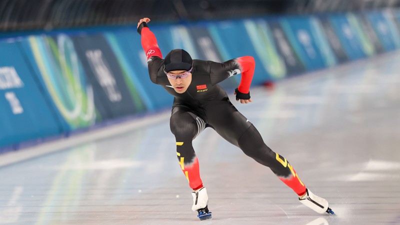 宁忠岩夺得米兰冬奥会速度滑冰男子1000米铜牌