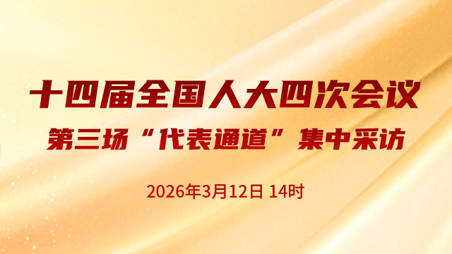 第三场“代表通道”集中采访