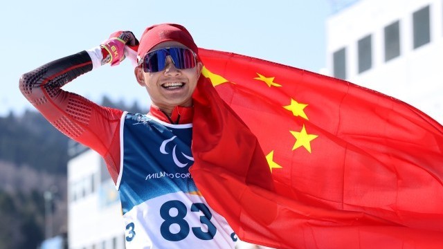 蔡佳云夺得米兰冬残奥会中国代表团首金