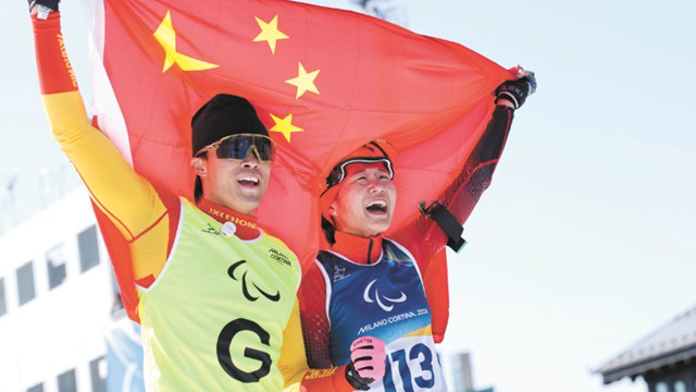 “使命不止于奖牌”，中国队以两金开启米兰冬残奥之旅