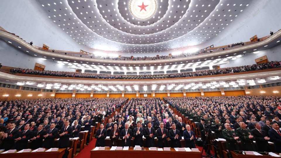 十四届全国人大四次会议开幕会举行