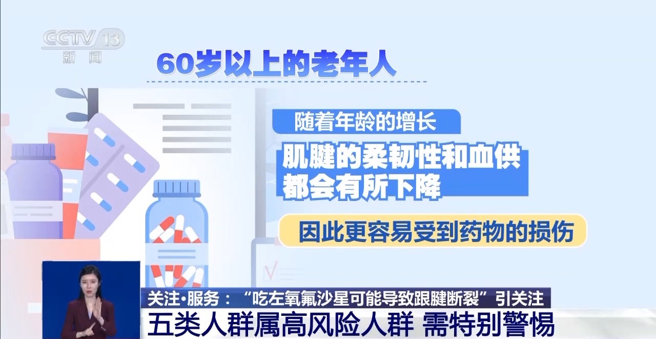 左氧氟沙星可能导致跟腱断裂？专家这样回答插图1