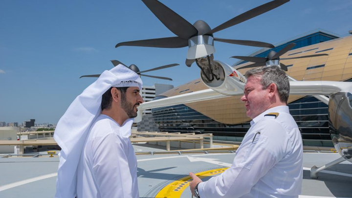 迪拜启用全球首个综合空中出租车起降场
