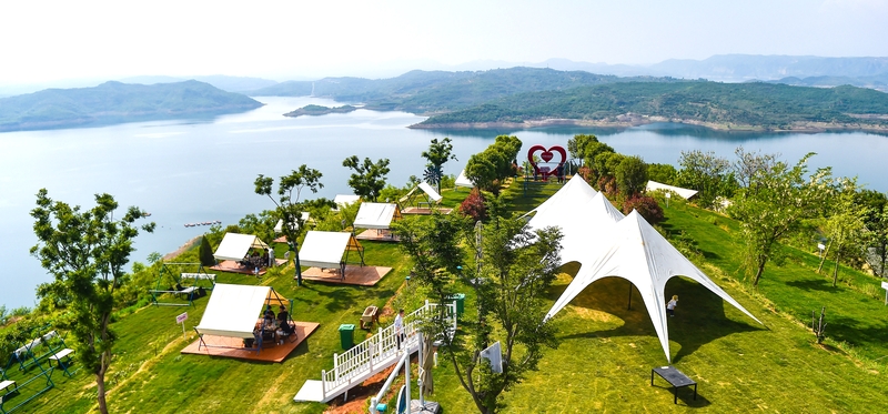 河南洛阳：黄河生态廊道文旅热