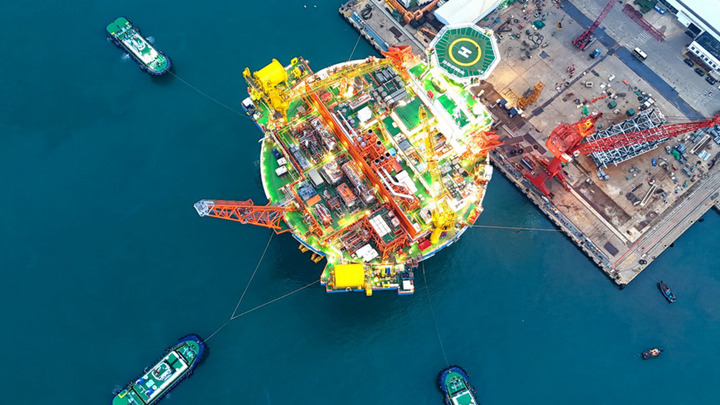 亚洲首艘圆筒型“海上油气加工厂”即将起运