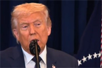 特朗普称美国对伊朗的军事行动会“很快”结束