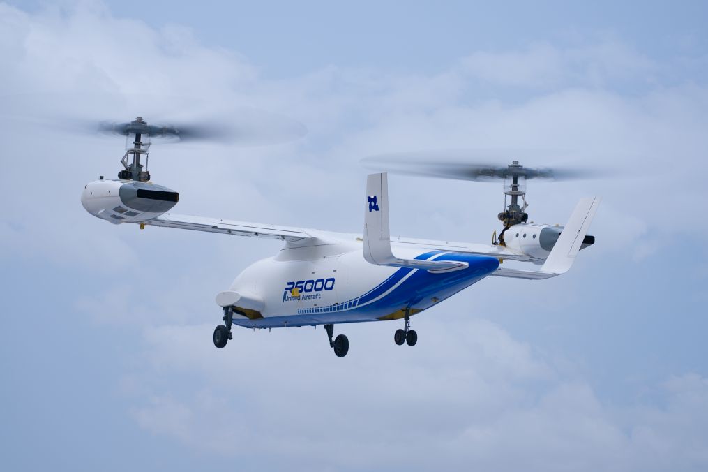 6吨级倾转旋翼飞行器在德阳什邡成功首飞