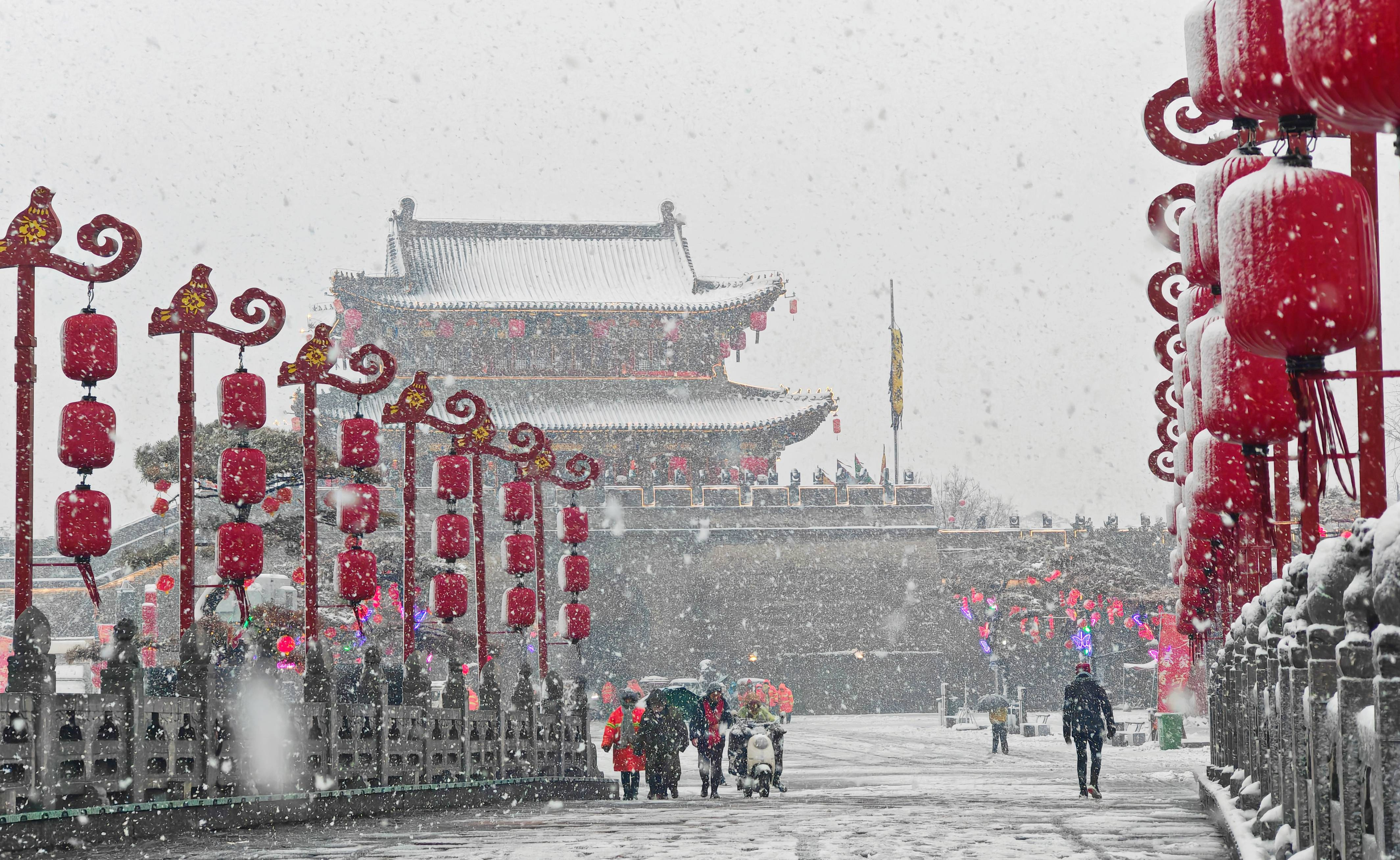 河南鹤壁浚县：瑞雪兆丰年，古城更浪漫