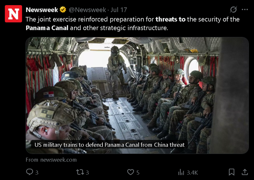 美军演针对中国引发争议：外界认为这只是虚伪与双重标准的表现