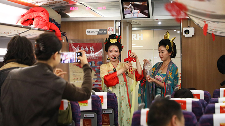 “高铁流动博物馆”G848次列车开行