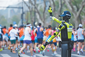 全国首支交管机器人中队亮相杭州