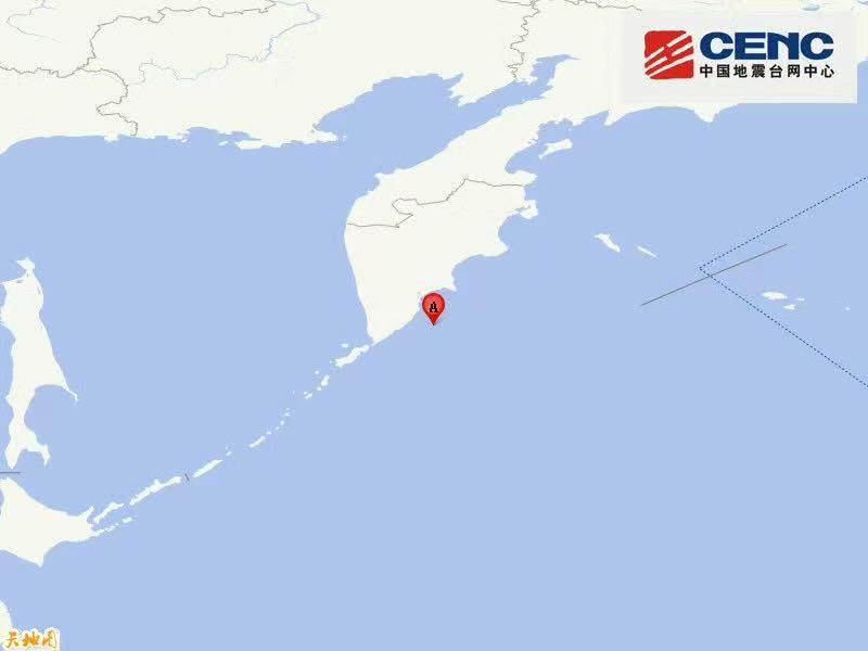 堪察加东岸远海附近发生6.0级左右地震