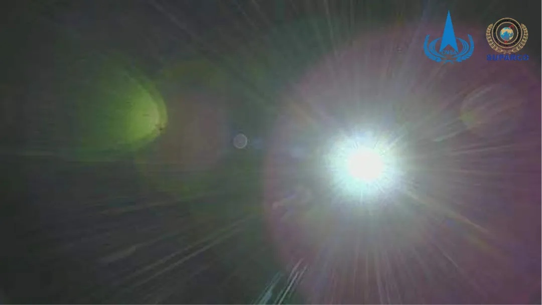 嫦娥六号任务，巴铁卫星拍的月亮和太阳照片来了！