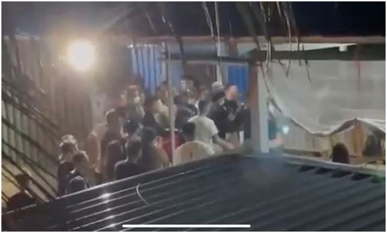兰屿8日晚发生近百人群殴事件，警方已介入调查。图自中时新闻网
