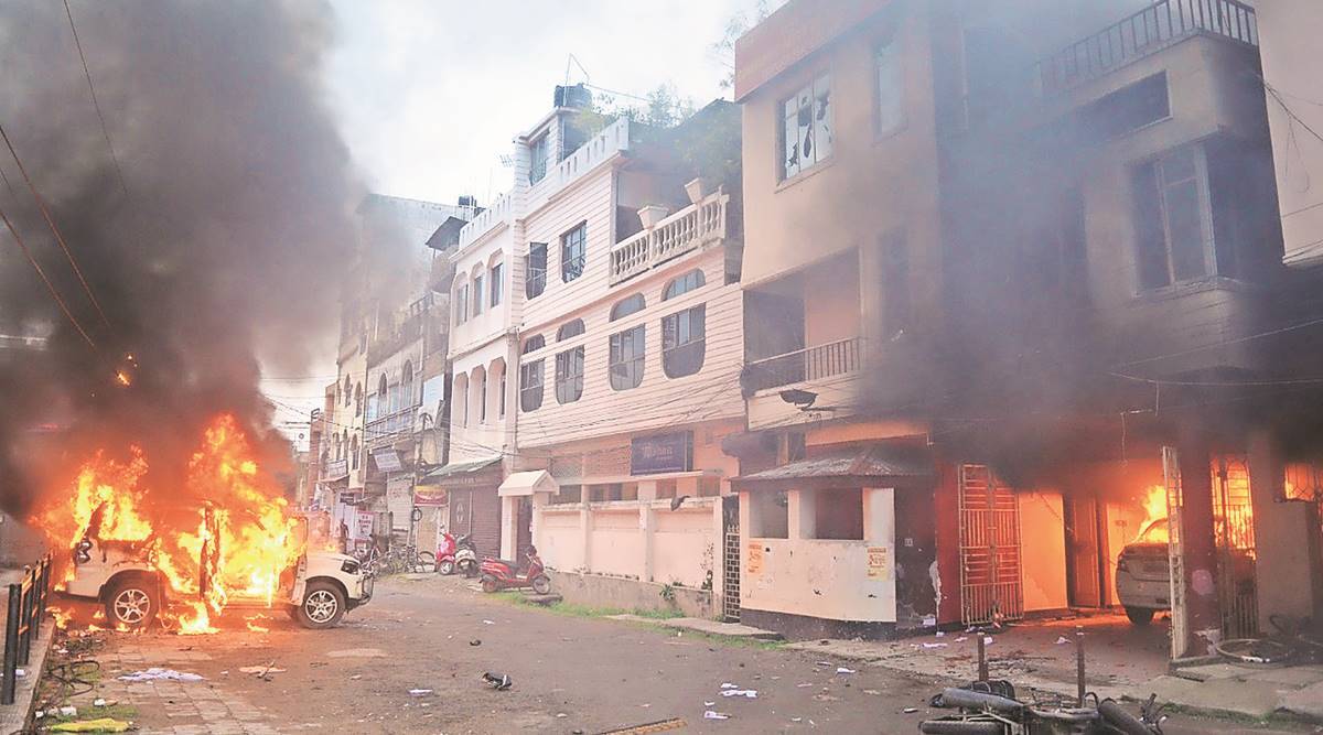 印度人民党和印共(马)发生暴力冲突图自外媒