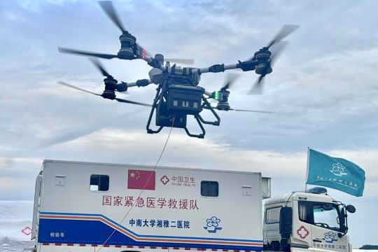 无人机这样为生命救援加速