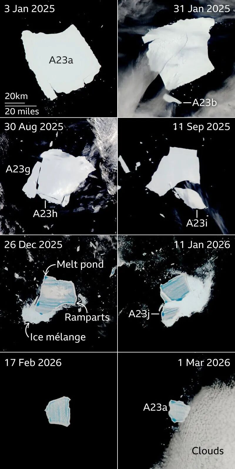 图片[4]-全球最大冰山A23a，没了-华闻时空