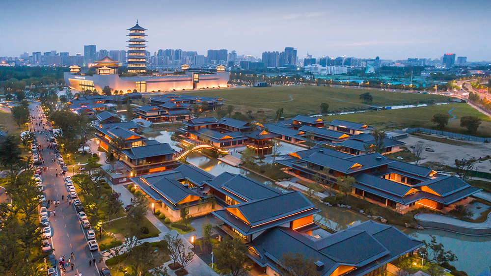 大运河非遗文化园是扬州中国大运河博物馆的配套工程,也是国家文化