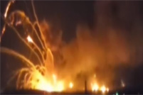 叙利亚北部一军事设施发生剧烈爆炸