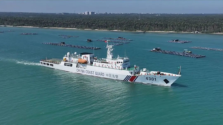 中越海警开展2025年第一次北部湾联合巡逻