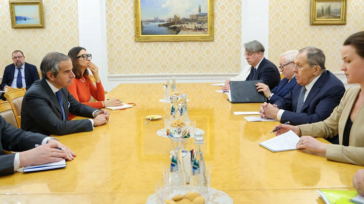 俄外长会见国际原子能机构总干事 讨论扎波罗热核电站等问题
