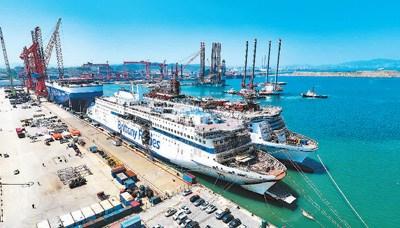 中国造船业综合竞争力跃居世界首位