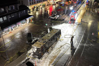 瑞士一公交车起火 致6死5伤