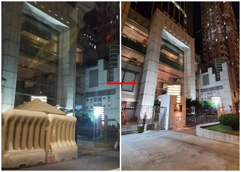 港媒:防"黑暴"围封逾2年,香港特区政府总部,立法会及中联办门前撤走"