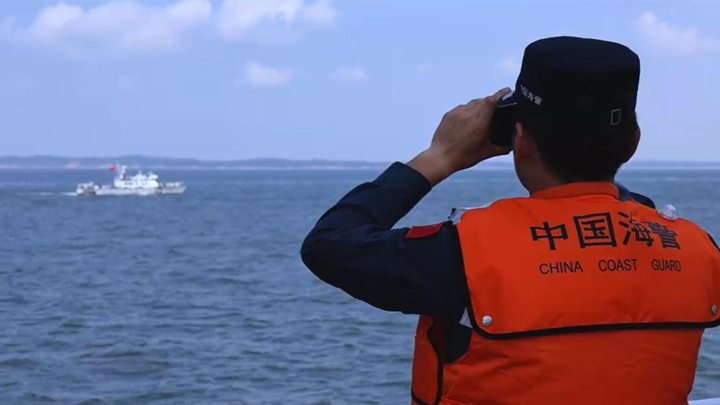 中国海警同日公布两段重要画面，传递重要信息