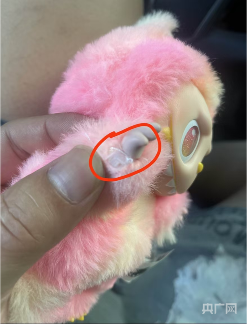 网购Labubu出现不明“异物”！二手交易平台客服：退不了插图