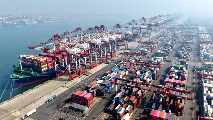 山东港口青岛港一季度新增7条集装箱航线