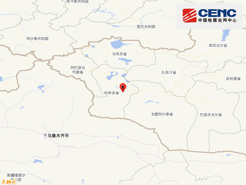蒙古发生6.0级地震 新疆多地震感明显