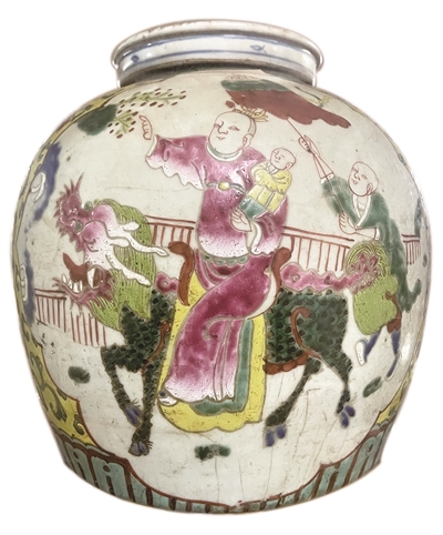 藏品中的“麒麟送子图”