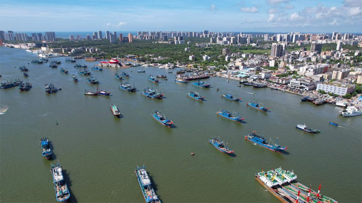 南海开渔鱼满仓