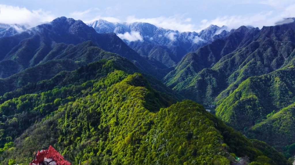 宛如一幅天然油画！雨后秦岭翠华山一日看尽三季风景