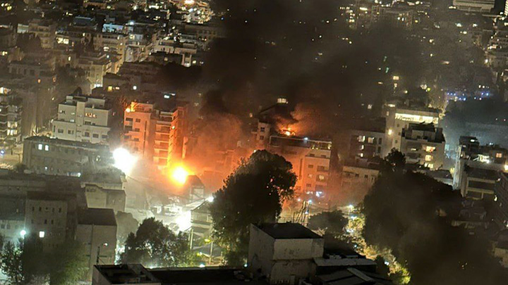 伊朗导弹击中以军总参谋部 伊方公布袭击图片