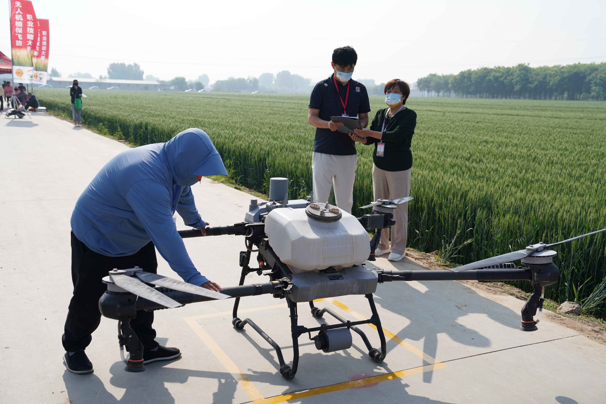 河北清苑:开展植保无人机竞赛 促职工技能提升